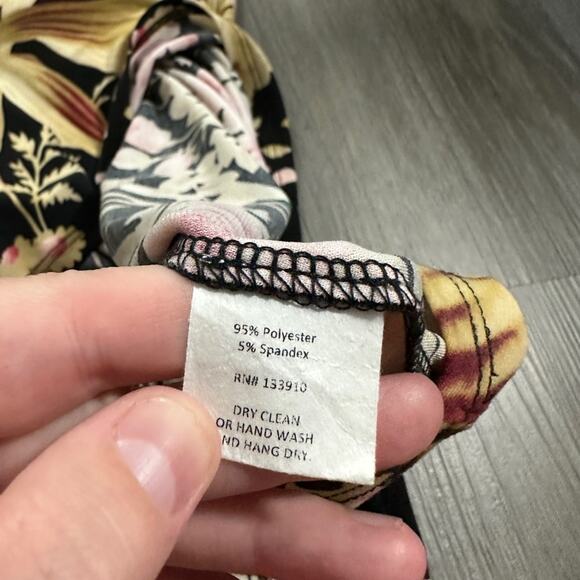 Show Me Your‎ Mumu Brady Botanical Cold Shoulder Tunic Mini Dress Size M - Picture 8 of 10